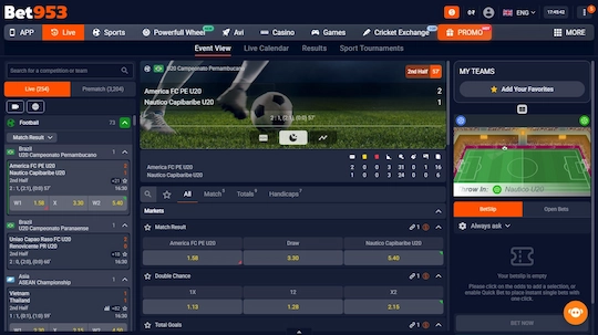 Bet953 betting app preview